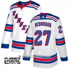 Barn Ishockey New York Rangers Tröja Ryan McDonagh 27 Adidas 2017-2018 Vit Authentic